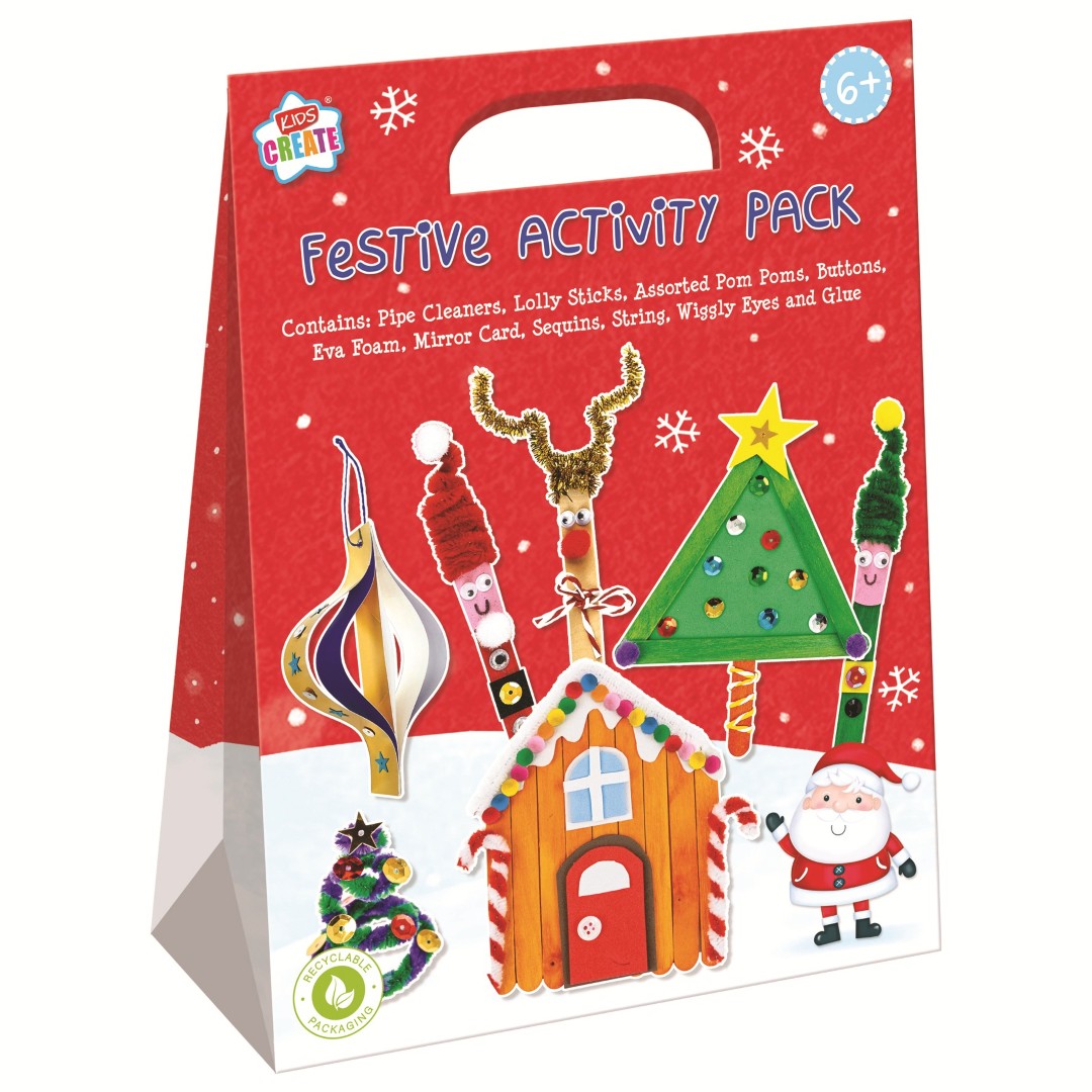 Buy Christmas Festive Craft Activty Pack and wholesale Christmas Crafts & Stationery at Christmas Wholesaler Christmas Wholesale Seller