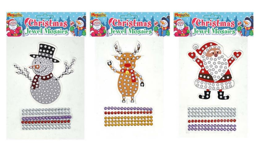 Buy Christmas Jewel Mosaic Pictures and wholesale Christmas Stationery at Christmas Wholesaler Christmas Wholesale Seller