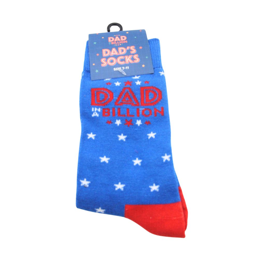 Buy Dad In A Billion Socks and wholesale Gifts For Him at Christmas Wholesaler Christmas Wholesale Seller