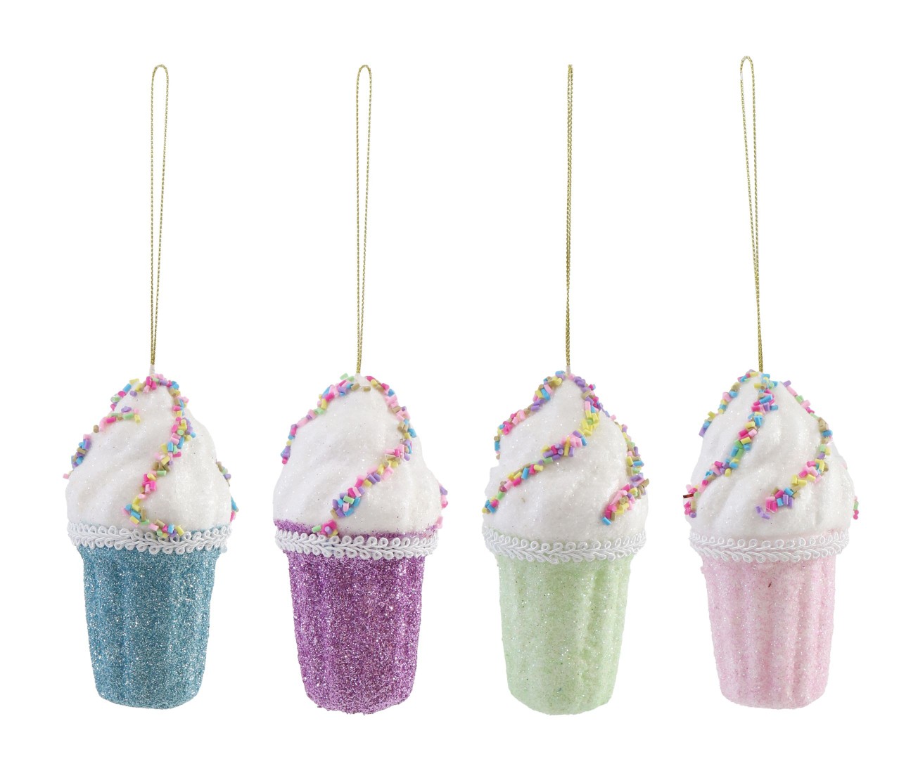 Buy Christmas Icecream Sprinkles 11cm and wholesale Christmas Baubles & Hanging Decorations at Christmas Wholesaler Christmas Wholesale Seller