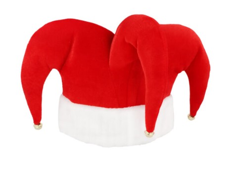Buy Red Christmas Jester Hat (Adult) and wholesale Christmas Antlers & Headbands at Christmas Wholesaler Christmas Wholesale Seller