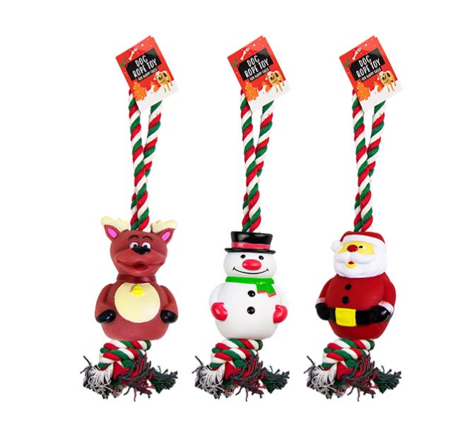 Buy Christmas Rope Dog Toy and wholesale Christmas Pets at Christmas Wholesaler Christmas Wholesale Seller