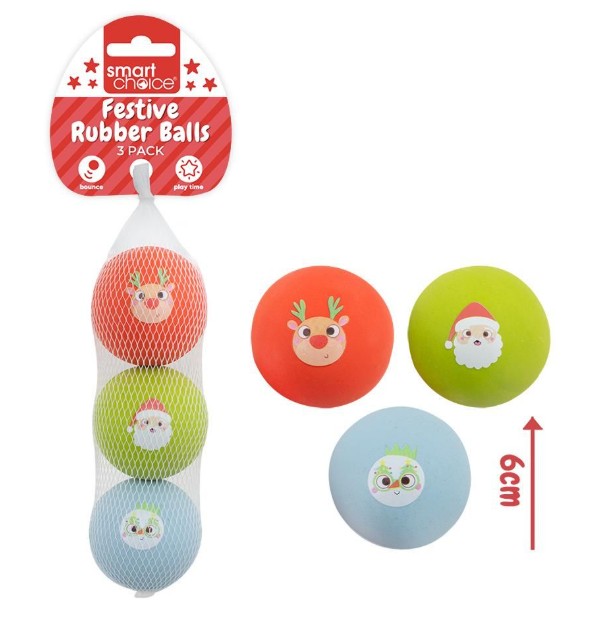 Buy Christmas Festive Rubber Balls Dog Toy and wholesale Christmas Pets at Christmas Wholesaler Christmas Wholesale Seller
