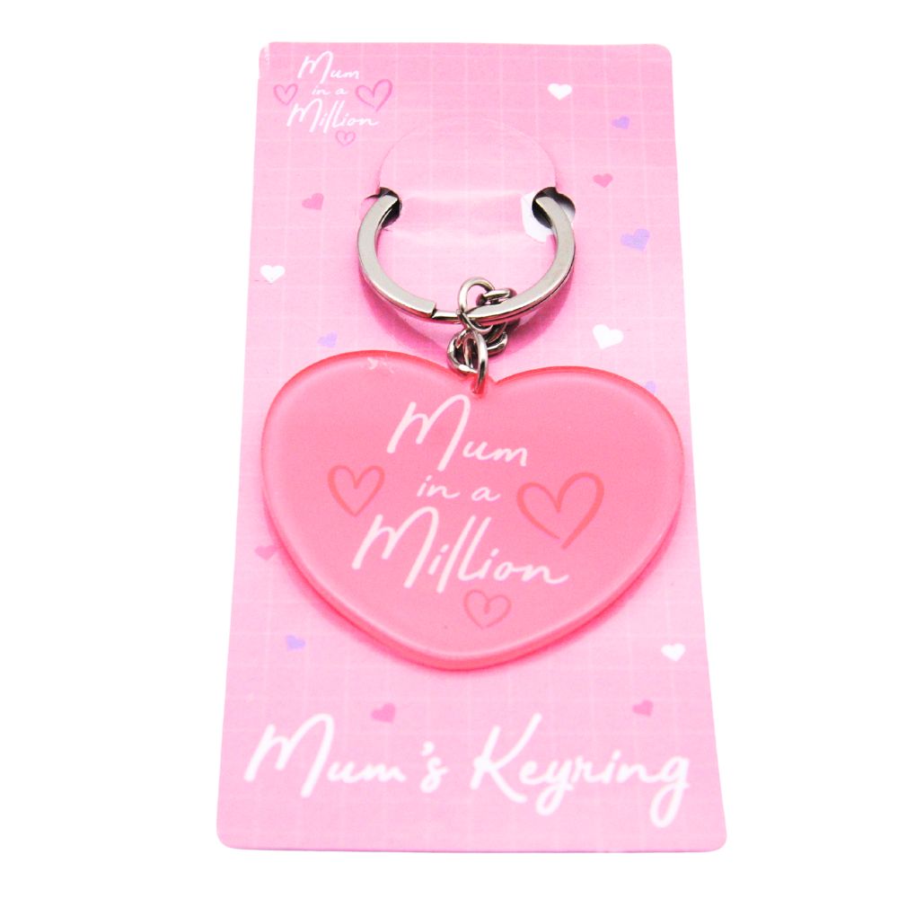 Buy Mum In A Miilion Keyring and wholesale Christmas Gifts at Christmas Wholesaler Christmas Wholesale Seller