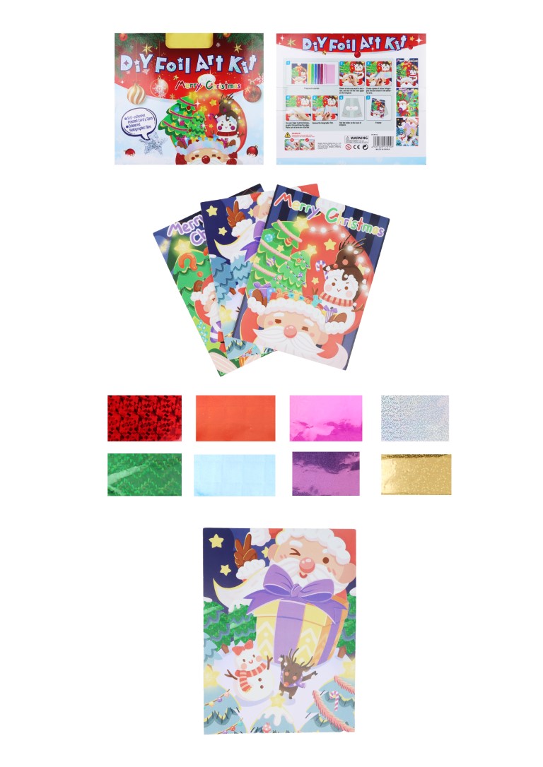 Buy Christmas Make Your Own Foil Art Set and wholesale Christmas Stocking Fillers at Christmas Wholesaler Christmas Wholesale Seller