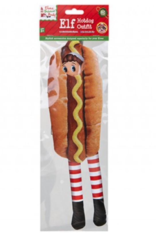 Buy Elf Hotdog Outfit and wholesale Christmas Elf at Christmas Wholesaler Christmas Wholesale Seller