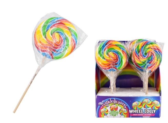 Buy Catherine Wheel Rock Lolly 80G X 12 and wholesale Craft Glues at Christmas Wholesaler Christmas Wholesale Seller