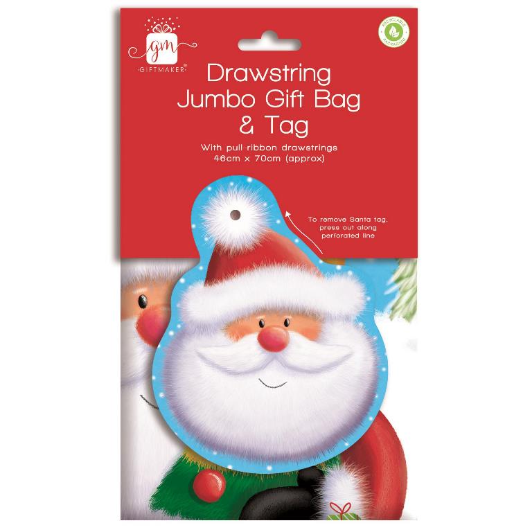 Buy Christmas Drawstring Printed Sack and wholesale Christmas Gift Bags at Christmas Wholesaler Christmas Wholesale Seller