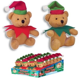 Christmas Plush Elf Bear 12cm