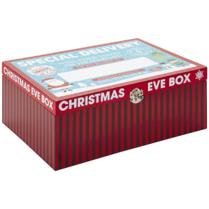 Wooden Christmas Eve Box With Write On Panel