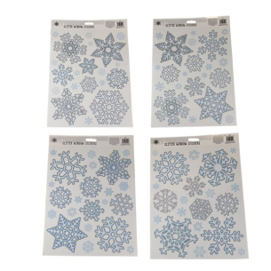 Glitter Snowflake Window Sticker