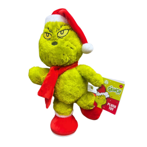 Buy The Grinch 13" Plush Animated Skating Toy ( Battery Operated ) and wholesale Elfridges Gifts at Christmas Wholesaler Christmas Wholesale Seller