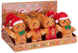 Buy Plush Gingerbread Bag Clips and wholesale Christmas Toys at Christmas Wholesaler Christmas Wholesale Seller